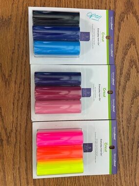 Cricut strong bond everyday iron on set x 3 packs